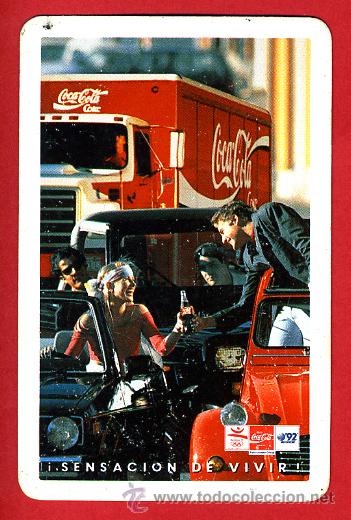 Colecionismo Calend&aacute;rios: CALENDARIO FOURNIER, PUBLICIDAD COCA COLA , 1992 , ORIGINAL, CAL8094
