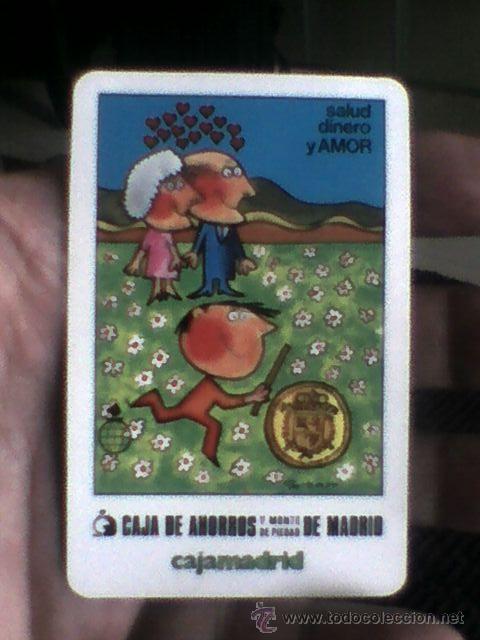 Coleccionismo Calendarios: Calendario 1984  Fournier CAJA AHORROS MADRID CAJAMADRID salud dinero amor