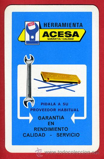 Colecionismo Calend&aacute;rios: CALENDARIO FOURNIER, PUBLICIDAD HERRAMIENTA ACESA , 1971 , ORIGINAL, CAL8112
