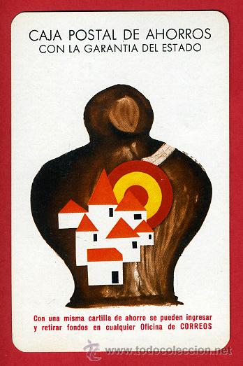 Colecionismo Calend&aacute;rios: CALENDARIO FOURNIER, PUBLICIDAD CAJA POSTAL AHORROS , 1971 , ORIGINAL, CAL8114