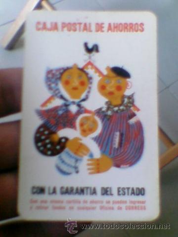 Coleccionismo Calendarios: Calendario 1962 H Fournier Caja Postal Ahorros con la garantia Estado