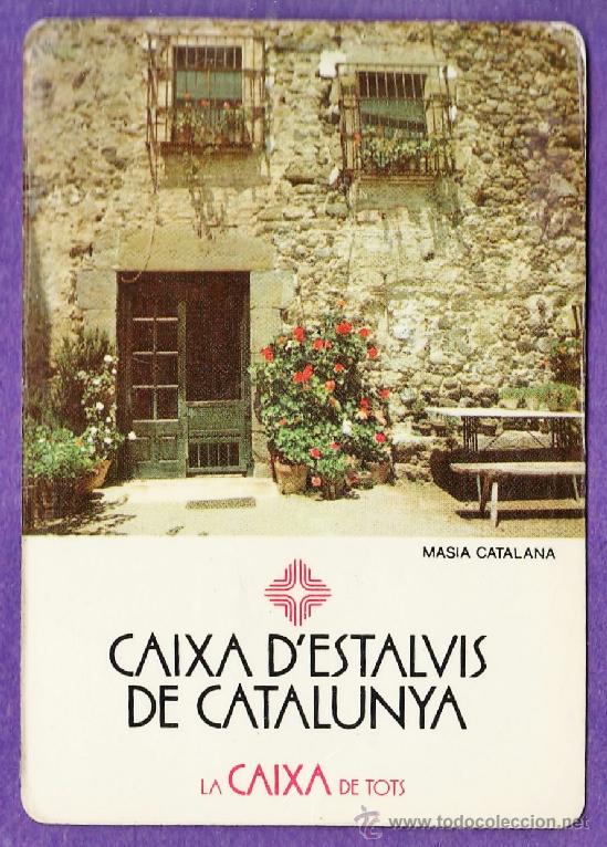 Collezionismo Calendari: calendario bolsillo - masia catalana - caixa d'estalvis de catalunya - en catalan - a&ntilde;o 1982