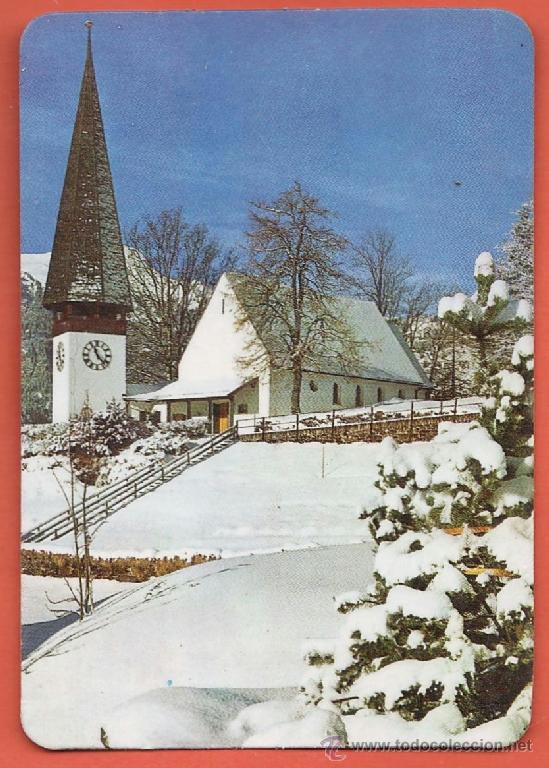 Collezionismo Calendari: calendario bolsillo - paisaje nevado - publicidad farmacia serres rasada / barcelona - a&ntilde;o 1982