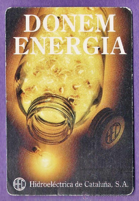 Collezionismo Calendari: calendario bolsillo - hidroelectrica de catalu&ntilde;a - donem energia - catalan - a&ntilde;o 1985