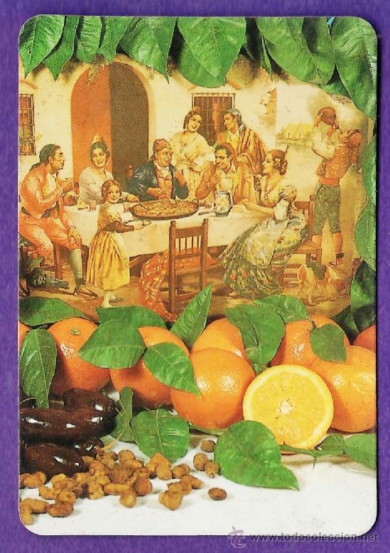 Collectables Calendars: calendario bolsillo - naranjas, paella, valencia - sin publicidad - a&ntilde;o 1993