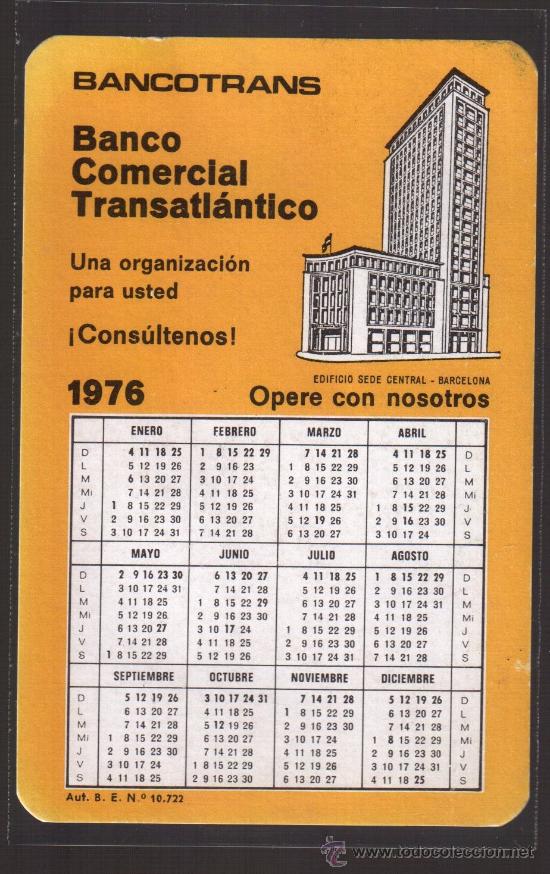 Coleccionismo calendarios: calendario 1976 - Foto 1