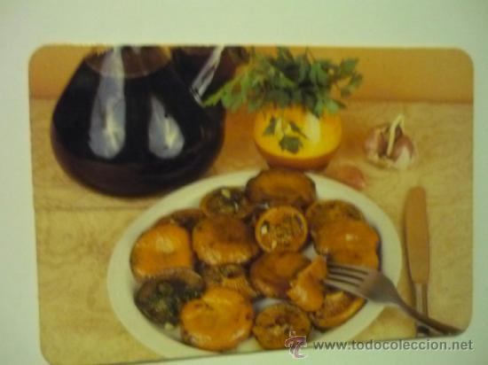 Coleccionismo Calendarios: CALENDARIO PLATO SETAS .-1996 PUBLICIDAD BAR LA QUEVEDA --TARRAGONA