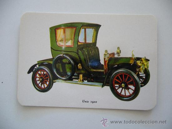 Coleccionismo Calendarios: Calendario coches antiguos. A&ntilde;o 1972. Gray. F&aacute;bria de Flores Walkiria. Unic 1910.
