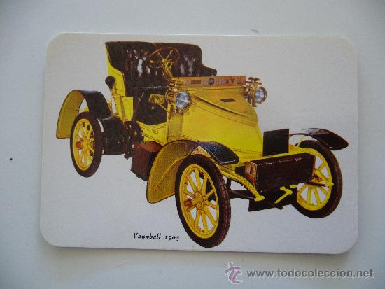 Coleccionismo Calendarios: Calendario coches antiguos. A&ntilde;o 1972. Gray. F&aacute;bria de Flores Walkiria. Vauxball 1905.