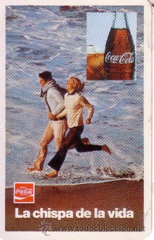 Coleccionismo Calendarios: CALENDARIO FOURNIER DE COCA COLA 1973 - LA CHISPA DE LA VIDA