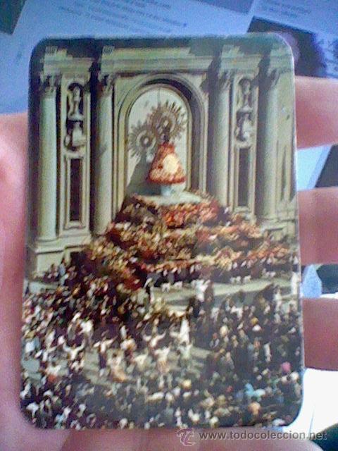 Coleccionismo Calendarios: Calendario 1972 Virgen creo Pilar publicidad Autoescuela Garcia