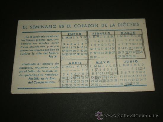 Coleccionismo calendarios: CALENDARIO DE BOLSILLO EL SEMINARIO - Foto 1