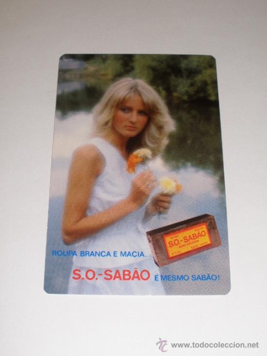 Coleccionismo calendarios: CALENDARIO PORTUGAL 1985 - PUBLICIDAD JABON (MUJER)
