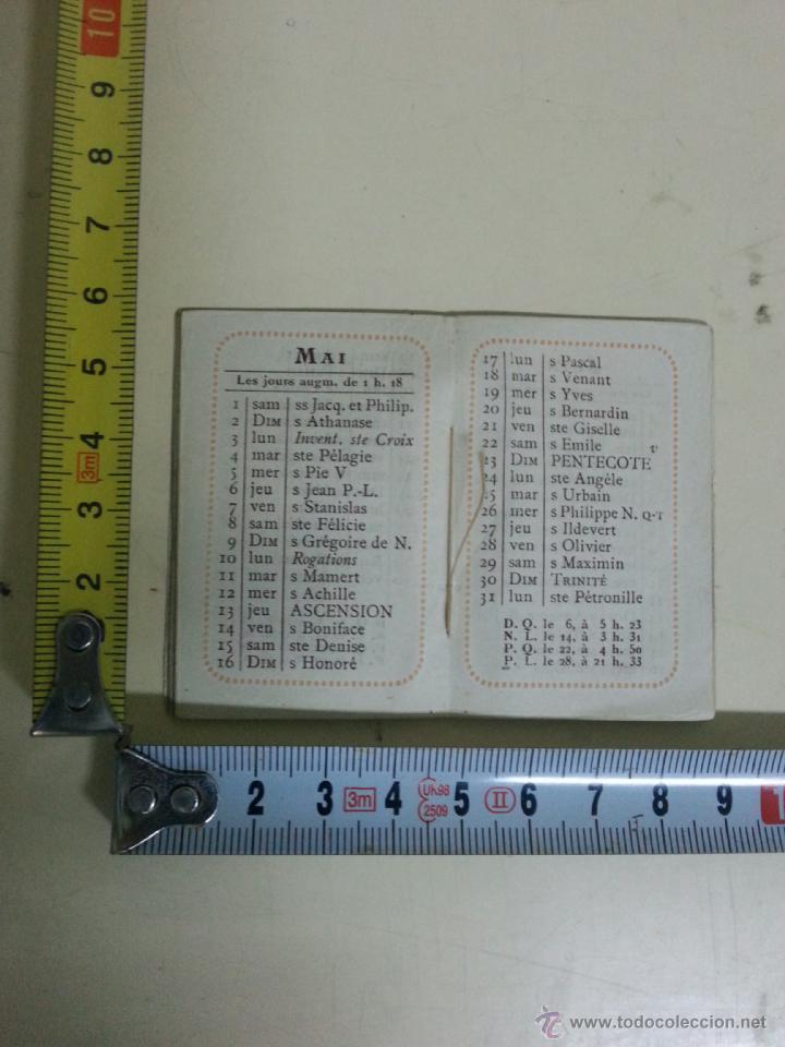 Coleccionismo calendarios: CALENDARIO DE 1915 MINI (FRANCES) - Foto 3