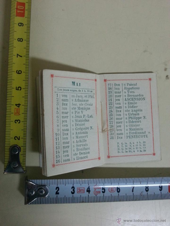 Coleccionismo calendarios: CALENDARIO DE 1914 MINI (FRANCES) - Foto 4