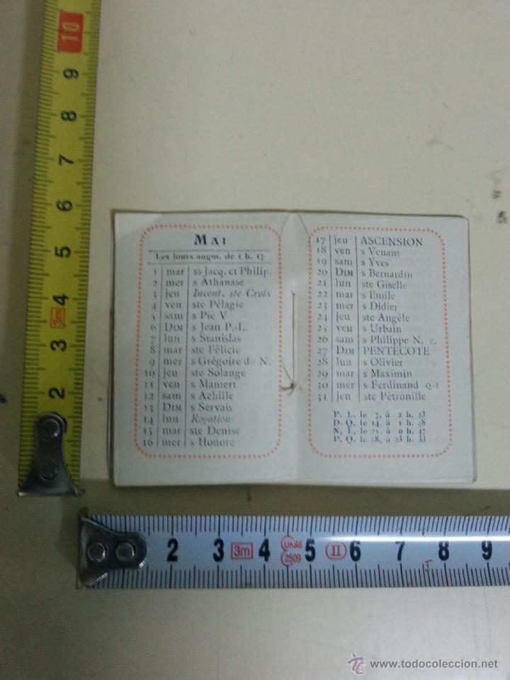 Coleccionismo calendarios: CALENDARIO DE 1917 MINI (FRANCES) - Foto 3
