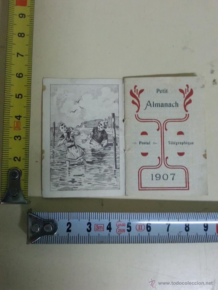 Coleccionismo calendarios: CALENDARIO DE 1907 MINI (FRANCES) - Foto 2