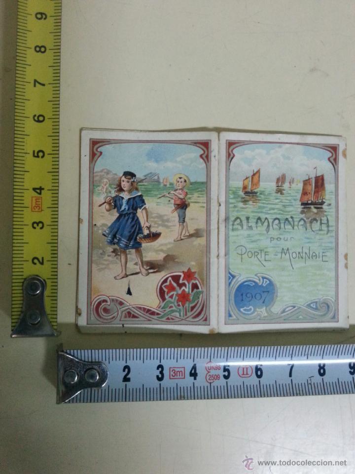 Coleccionismo calendarios: CALENDARIO DE 1907 MINI (FRANCES) - Foto 4