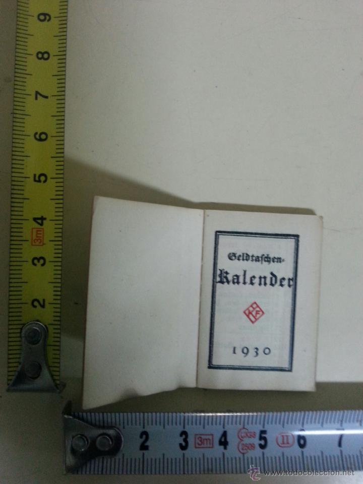 Coleccionismo calendarios: CALENDARIO DE 1930 MINI (FRANCES) - Foto 2