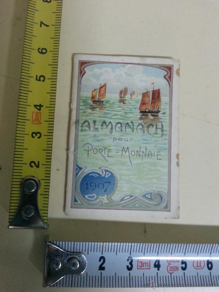 Coleccionismo calendarios: CALENDARIO DE 1907 MINI (FRANCES)