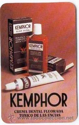 Coleccionismo Calendarios: Calendario de bolsillo: Crema dental KEMPHOR (1987) - CREMA DENTAL FLUORADA TONICO DE LAS ENCIAS