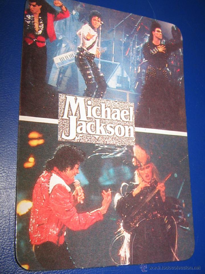 Coleccionismo Calendarios: CALENDARIO BOLSILLO MUSICA (MICHAEL JACKSON) 1988 (PORTUGAL)