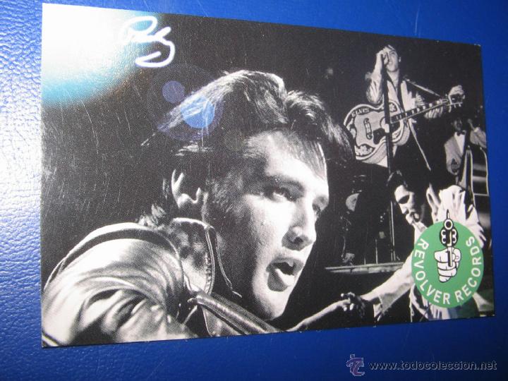 Coleccionismo calendarios: CALENDARIO BOLSILLO. MUSICA (ELVIS PRESLEY) 2012 (PUBLICIDAD BARCELONA. REVOLVER RECORDS) NUEVO