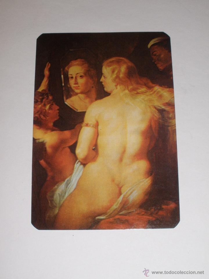 Coleccionismo calendarios: CALENDARIO EROTICO PORTUGAL 1984 - PINTURA. VENUS EN EL ESPEJO (RUBENS)