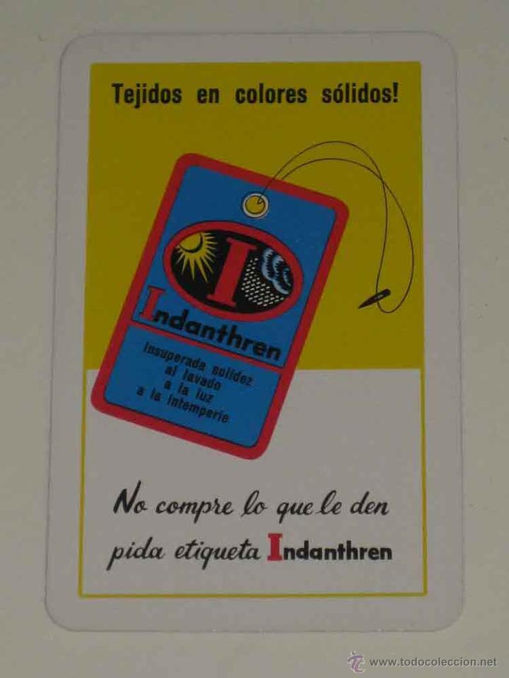 Colecionismo Calend&aacute;rios: CALENDARIO FOURNIER PUBLICIDAD DE INDANTHREN 1963 - RARO