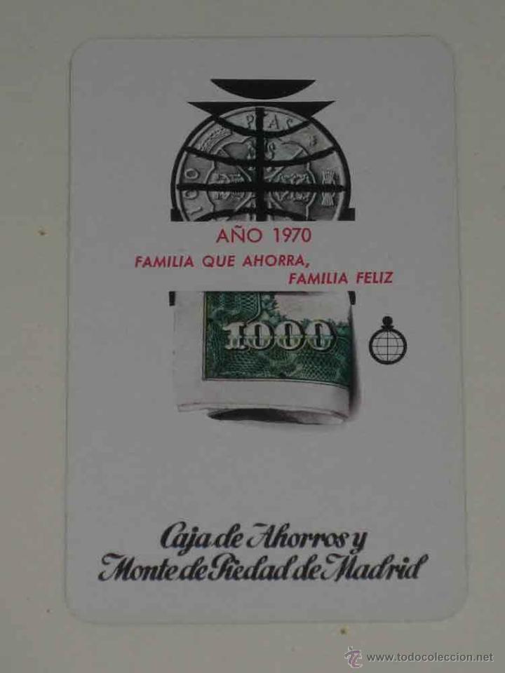 Collezionismo Calendari: CALENDARIO FOURNIER CAJA DE AHORROS Y MONTE DE PIEDAD DE MADRID - 1970
