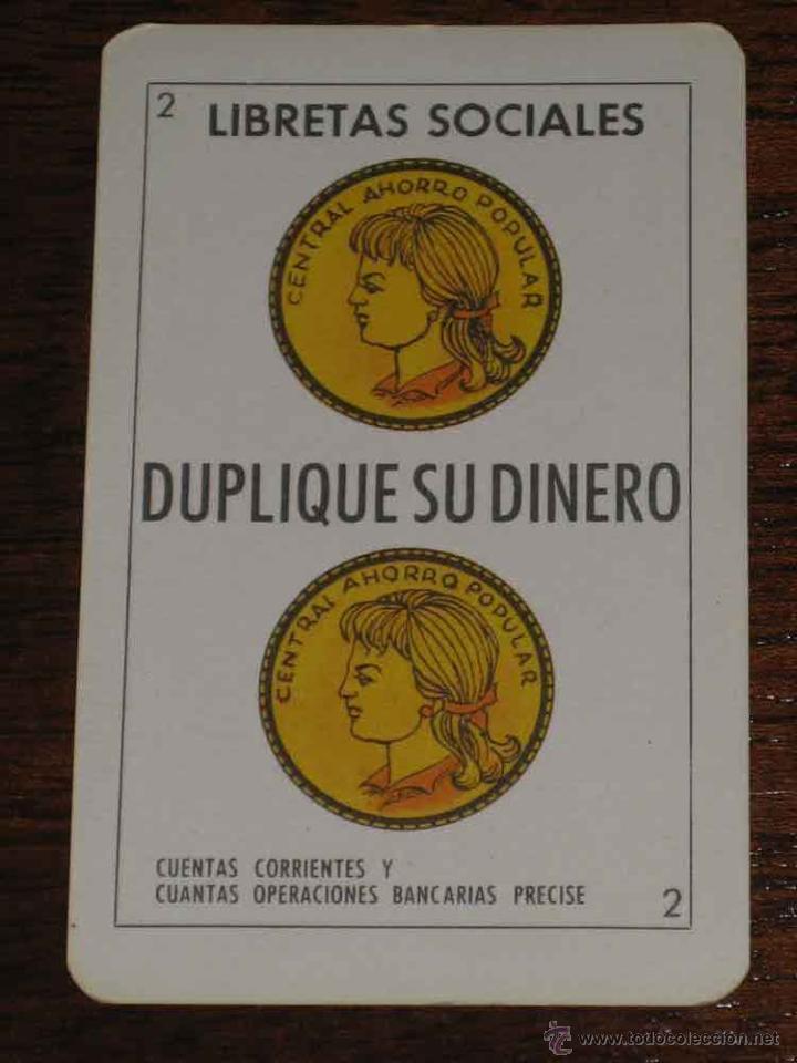 Collectionnisme Calendriers: CALENDARIO 1967 - PUBLICIDAD DE LIBRETAS SOCIALES - DOS DE OROS