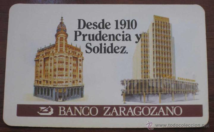 Collezionismo Calendari: ANTIGUO CALENDARIO DE BOLSILLO - H. FOURNIER - CON PUBLICIDAD DE BANCO ZARAGOZANO - A&Ntilde;O 1984.
