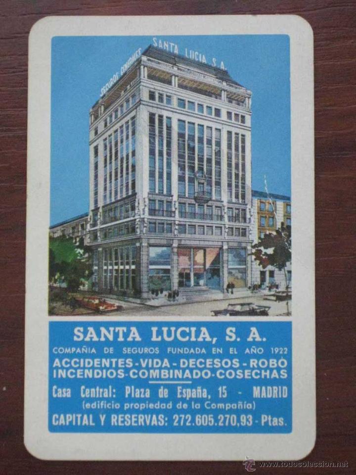 Collezionismo Calendari: ANTIGUO CALENDARIO BOLSILLO FOURNIER SANTA LUCIA 1970 -