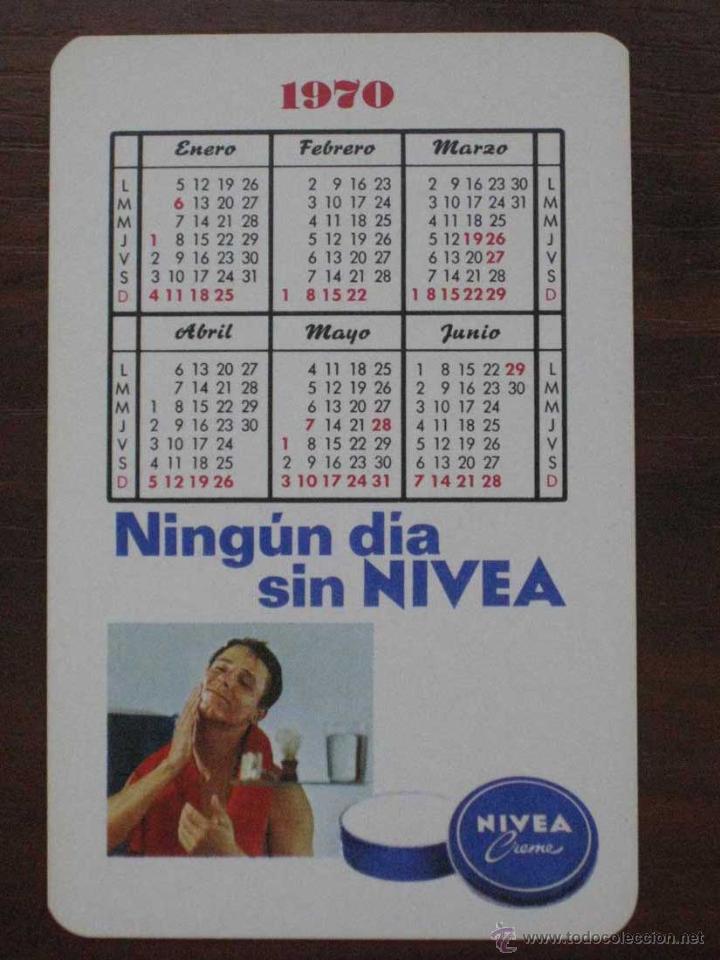 Collectionnisme Calendriers: ANTIGUO CALENDARIO BOLSILLO FOURNIER NIVEA 1970 - EXCELENTE ESTADO