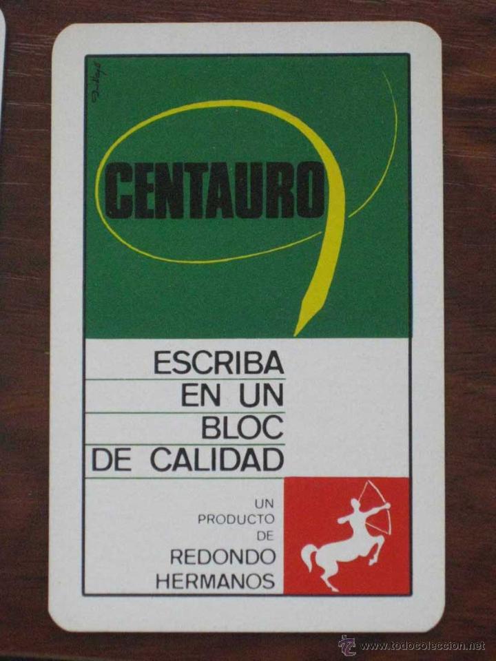 Colecionismo Calend&aacute;rios: ANTIGUO CALENDARIO BOLSILLO FOURNIER CENTAURO 1970 - EXCELENTE ESTADO