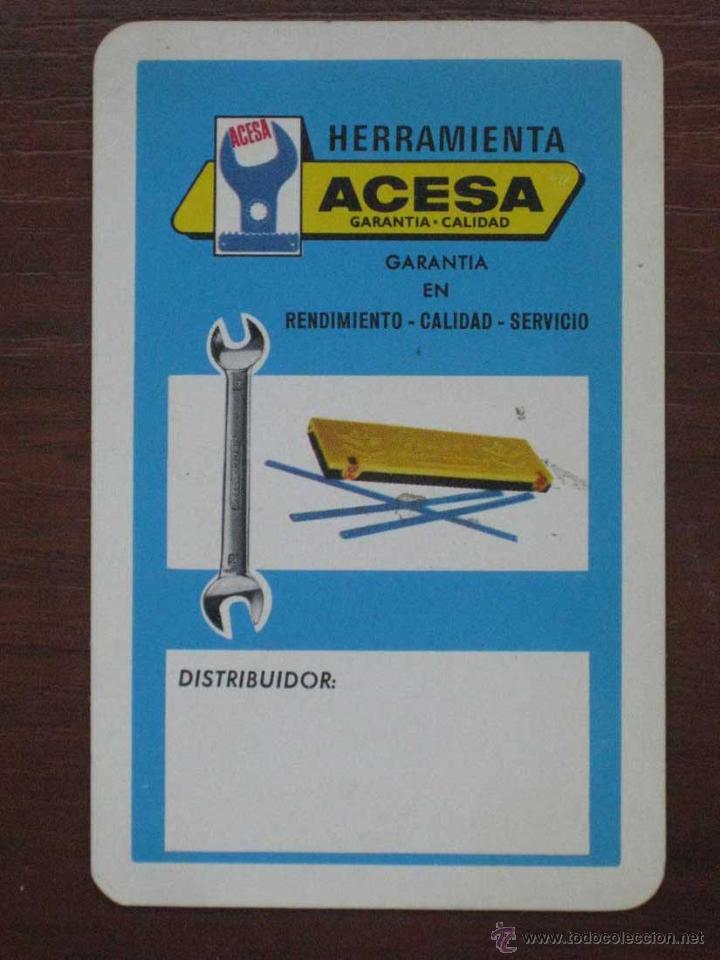 Colecionismo Calend&aacute;rios: ANTIGUO CALENDARIO BOLSILLO FOURNIER ACESA 1972 - EXCELENTE ESTADO