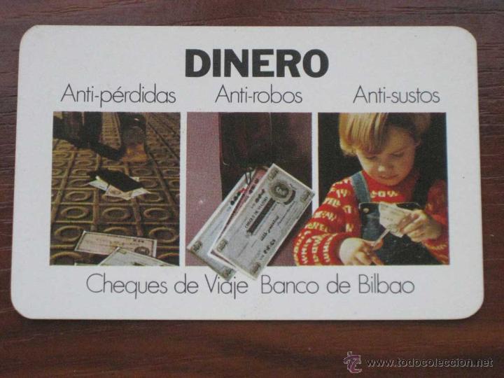 Colecionismo Calend&aacute;rios: ANTIGUO CALENDARIO BOLSILLO FOURNIER BANCO BILBAO 1975 - EXCELENTE ESTADO