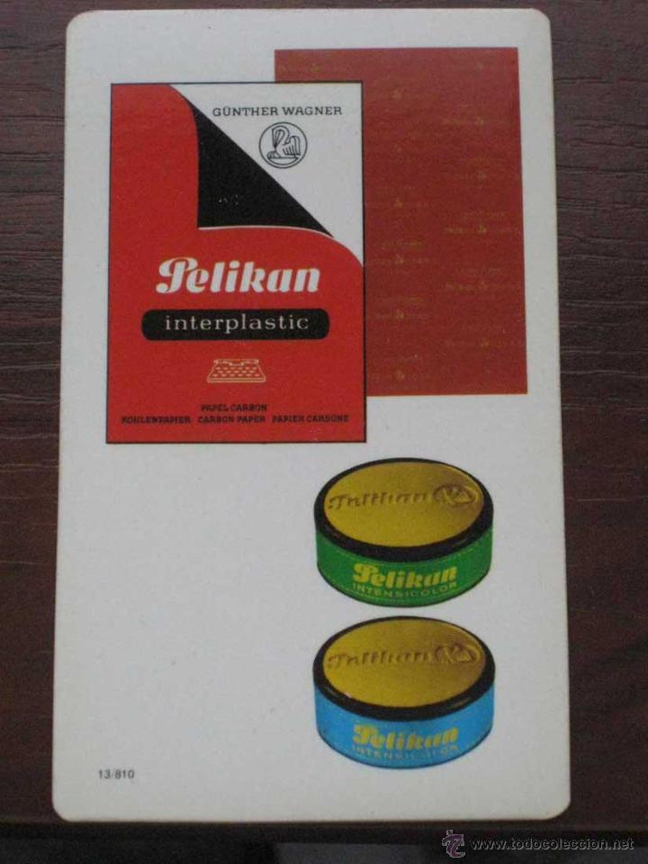 Coleccionismo calendarios: CALENDARIO PELIKAN  1972 - Foto 1