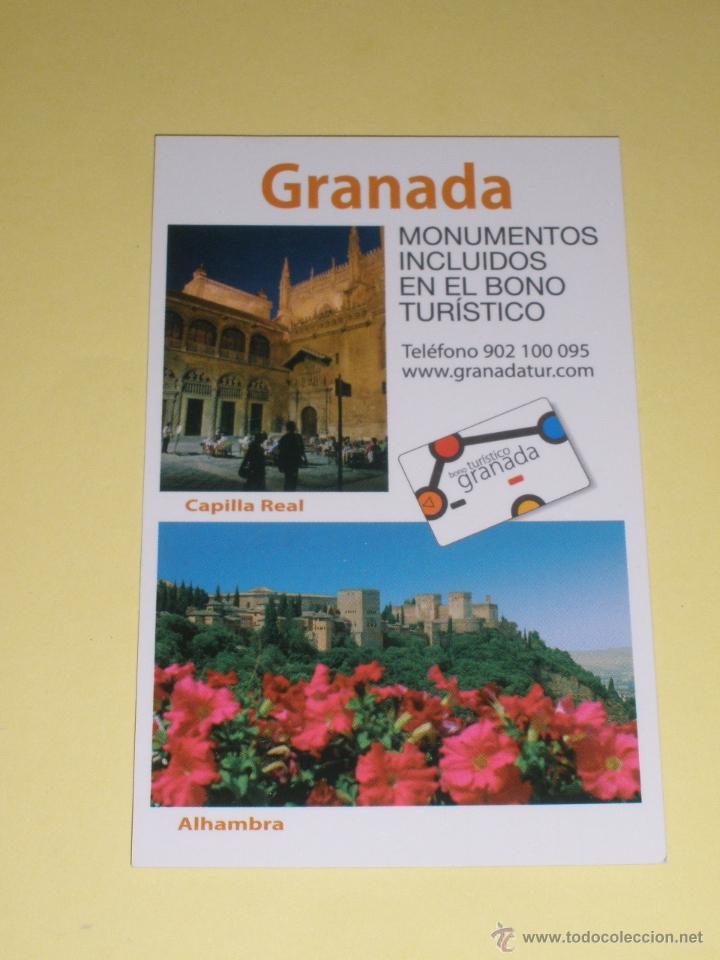 Coleccionismo Calendarios: CALENDARIO 2010 - GRANADA. BONO TURISTICO. CAPILLA REAL Y ALHAMBRA