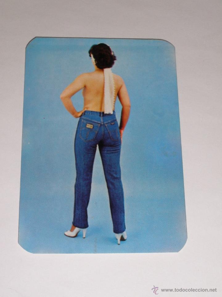 Coleccionismo calendarios: CALENDARIO PORTUGAL 1985 - PUBLICIDAD JEANS. MUJER