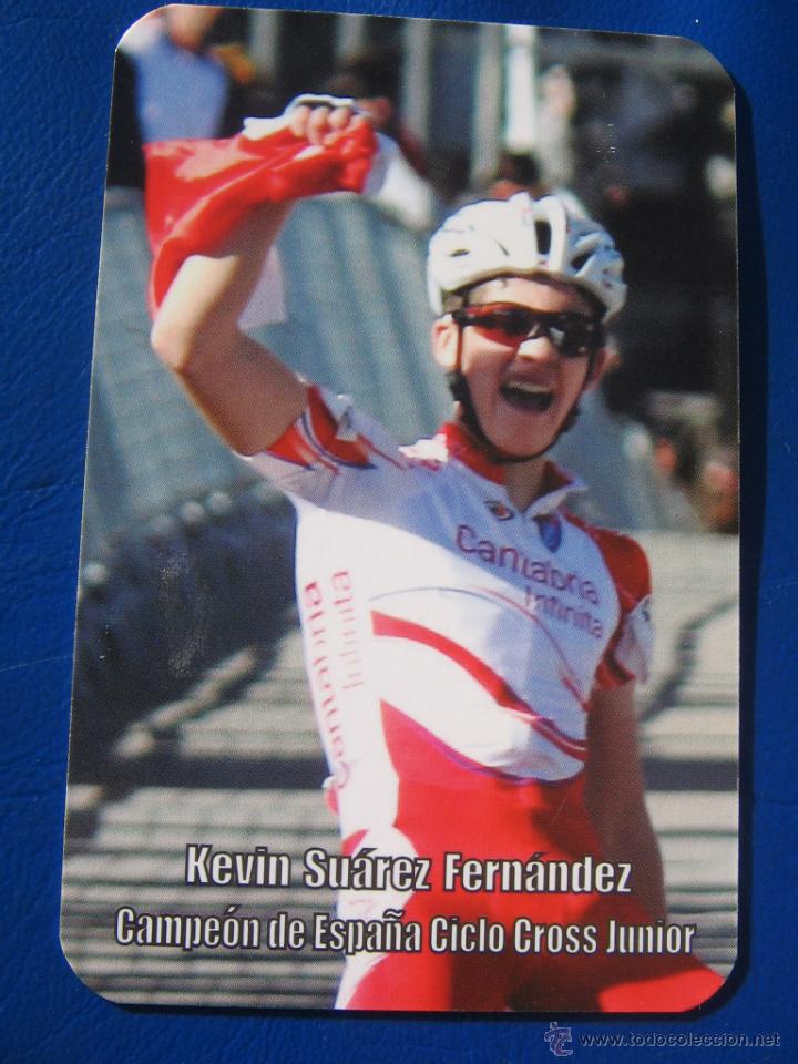 Coleccionismo calendarios: CALENDARIO BOLSILLO DEPORTE 2013 (CICLISMO - FED. CANTABRIA. KEVIN SUAREZ FDEZ) NUEVO