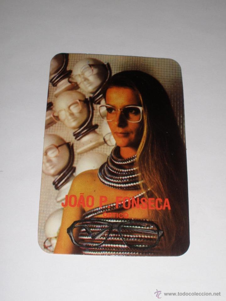 Coleccionismo calendarios: CALENDARIO PORTUGAL 1987 - PUBLICIDAD OPTICA. MUJER