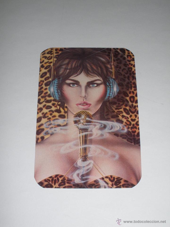 Coleccionismo Calendarios: CALENDARIO PORTUGAL 1986 - MUJER LEOPARDO. PUBLICIDAD PAPELERIA