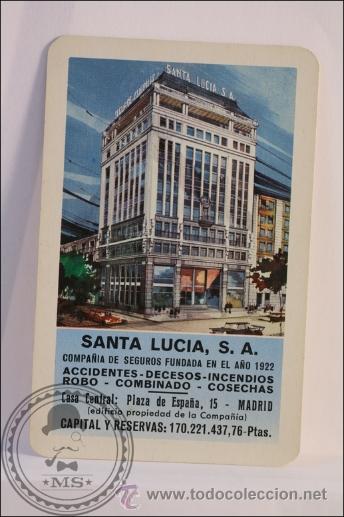 Sammeln von Kalendern: Calendario de Bolsillo - A&ntilde;o 1968 - Seguros Santa Lucia S.A.