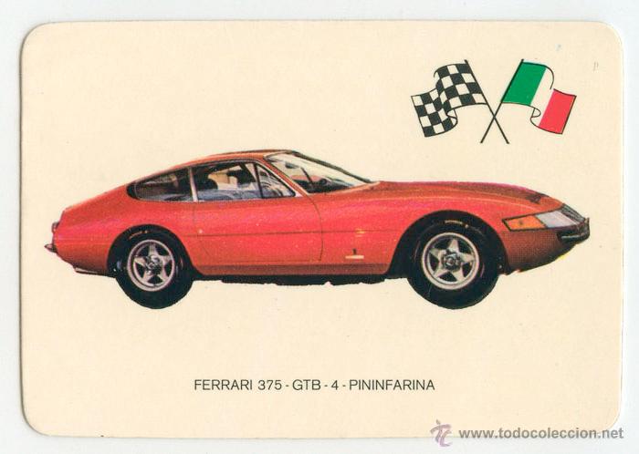 Coleccionismo calendarios: CALENDARIO DE BOLSILLO - 1976 - FERRARI 375 - GTB - 4 - PININFARINA