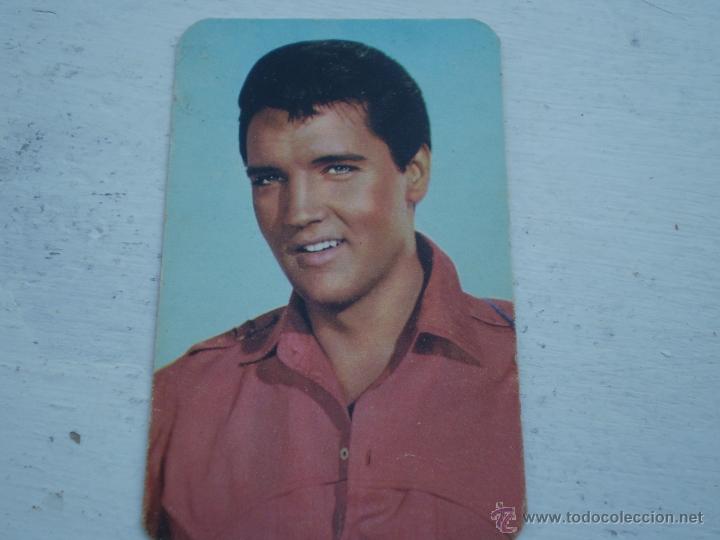 Coleccionismo calendarios: ANTIGUO CALENDARIO POSTAL OSCACOLOR.ELVIS PRESLEY,1966.