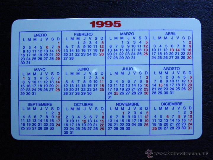 Coleccionismo calendarios: Calendario - La Casera - Pl&aacute;stico - 1995 - Foto 2