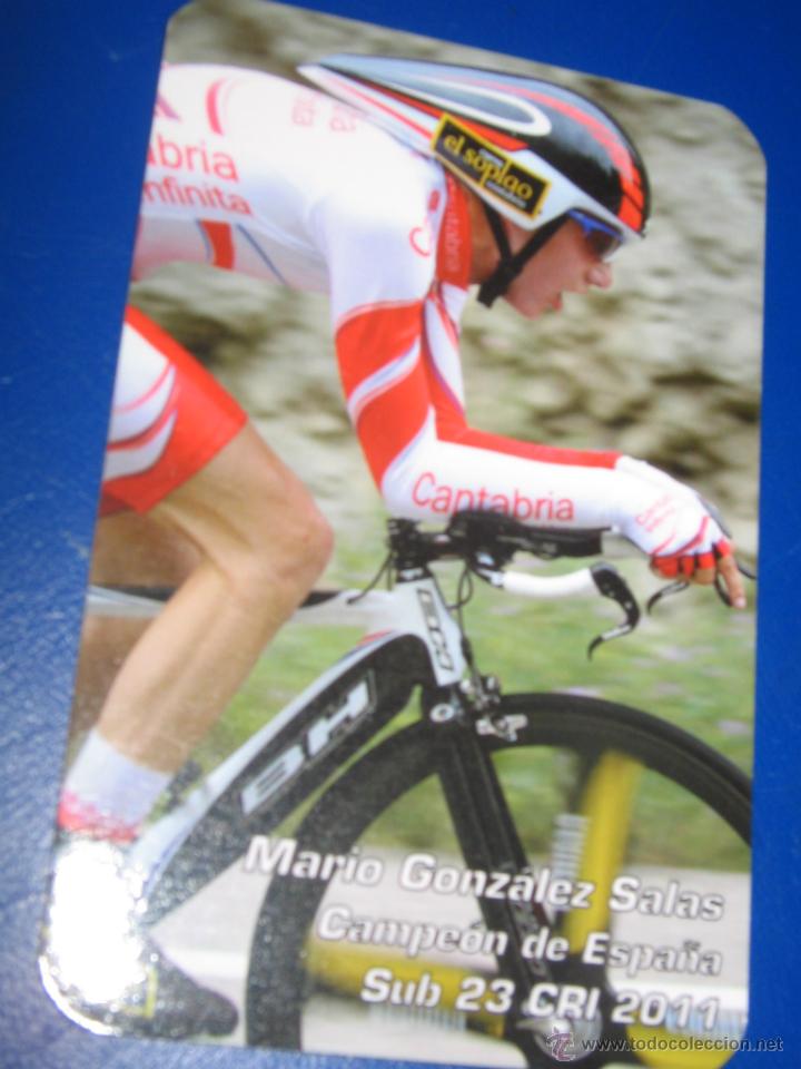 Coleccionismo calendarios: CALENDARIO BOLSILLO DEPORTE 2011 (CICLISMO - MARIO GLEZ. SALAS. FED. CANTABRIA) NUEVO
