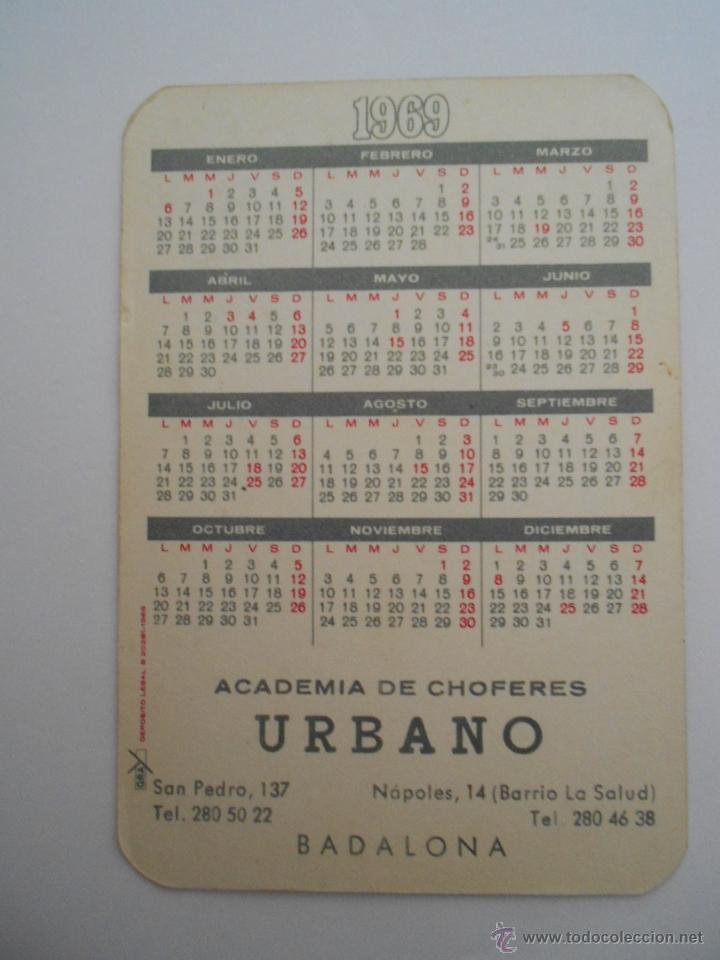 Coleccionismo calendarios: calendario 1969,--env&iacute;o 0,50&euro; - Foto 2