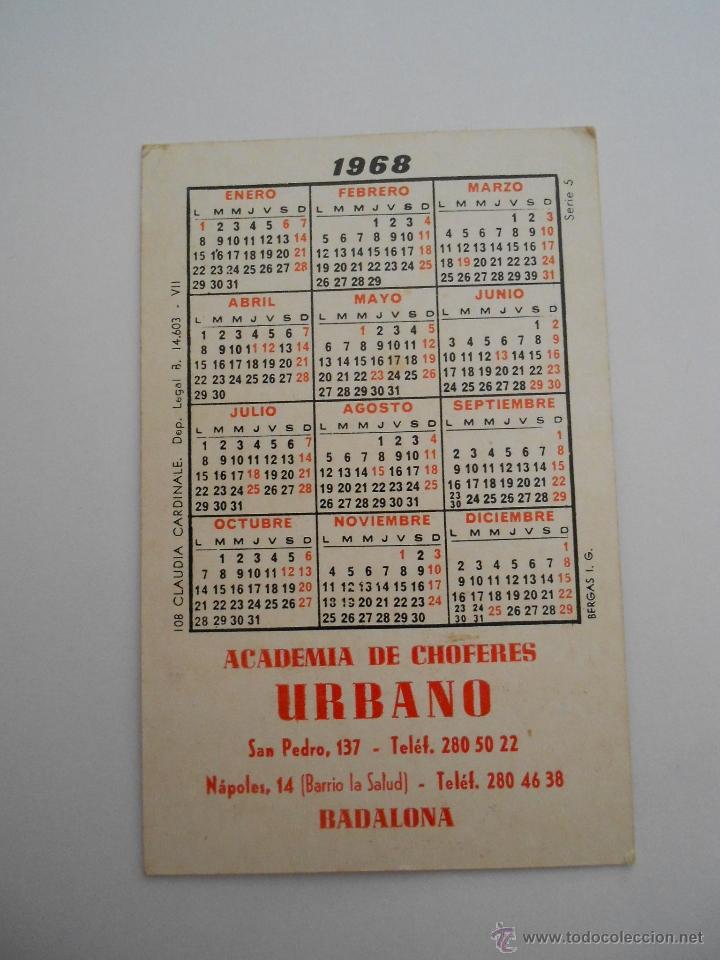Coleccionismo calendarios: calendario 1968,--env&iacute;o 0,50&euro; - Foto 2